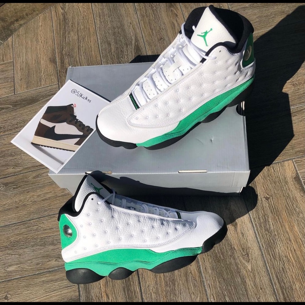 AIR JORDAN RETRO 13 LUCKY GREEN